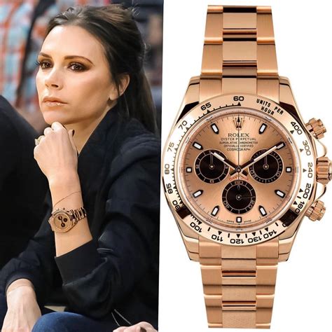 victoria beckham rose gold rolex|Rolex daytona Victoria Beckham.